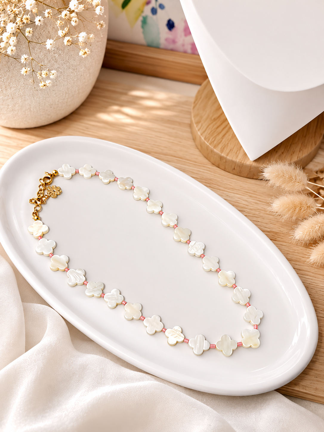 Freshwater Pearl & Beaded Choker