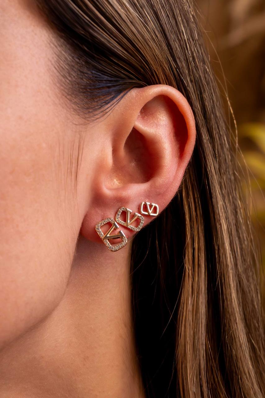 LV Trios Earrings Set Swarovski