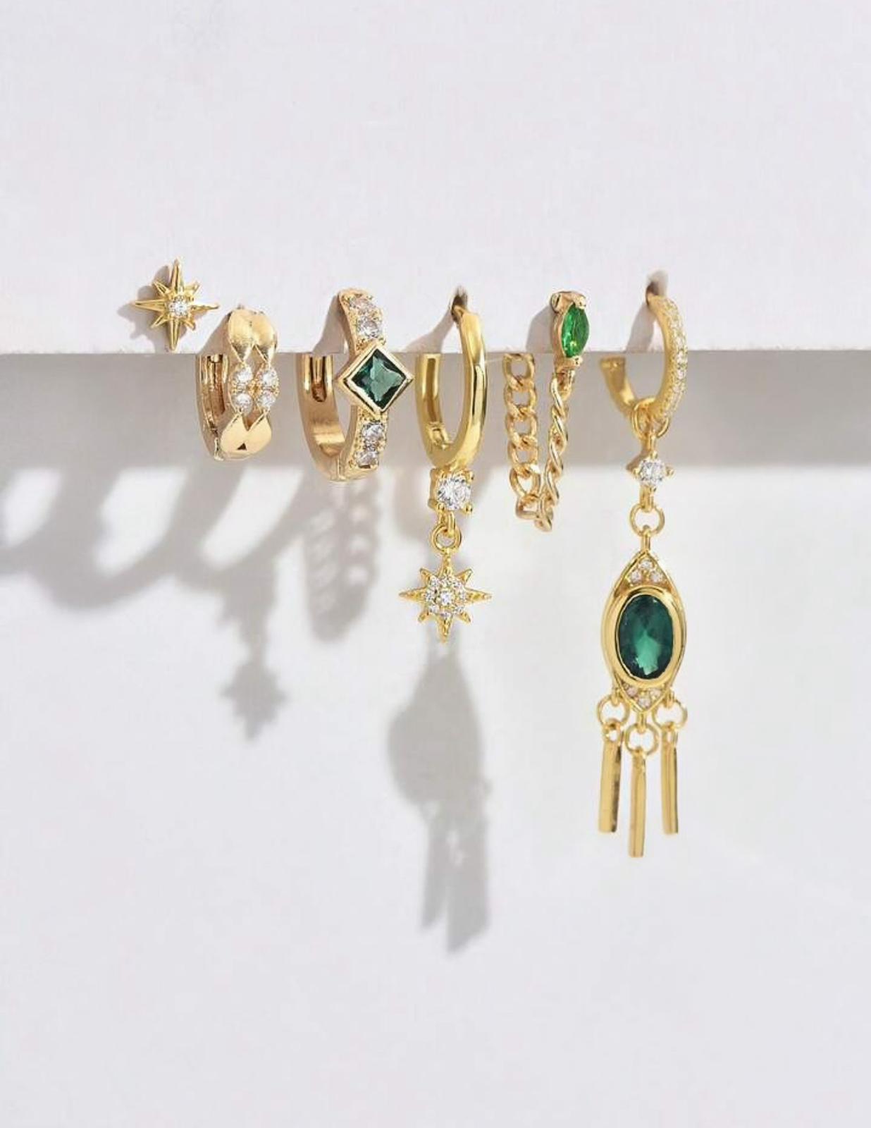 Fine Jewelry Earrings Set of 12 pcs