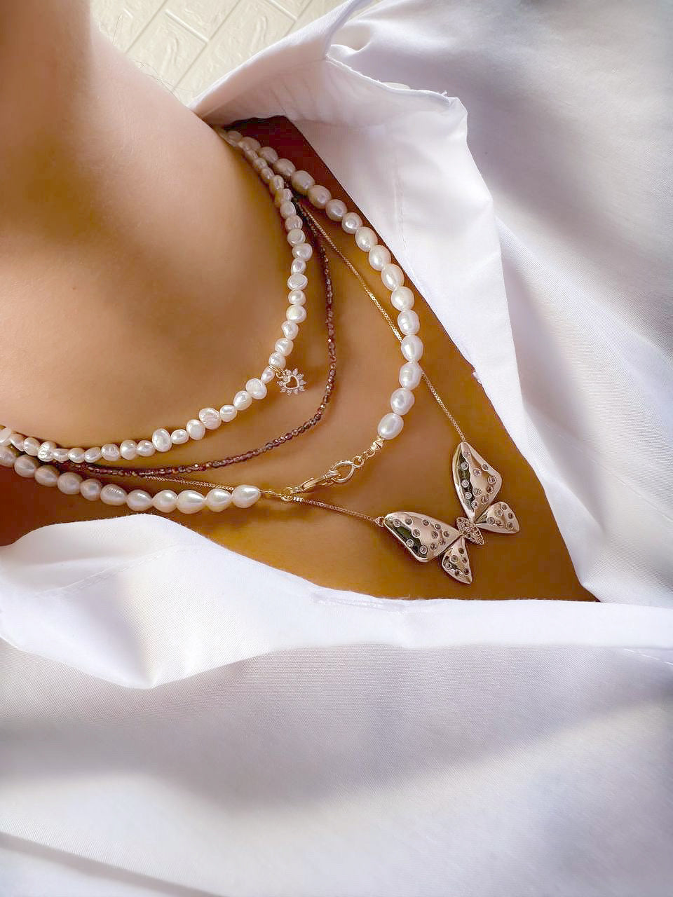 Mix and Match 4 type Necklaces Chokers