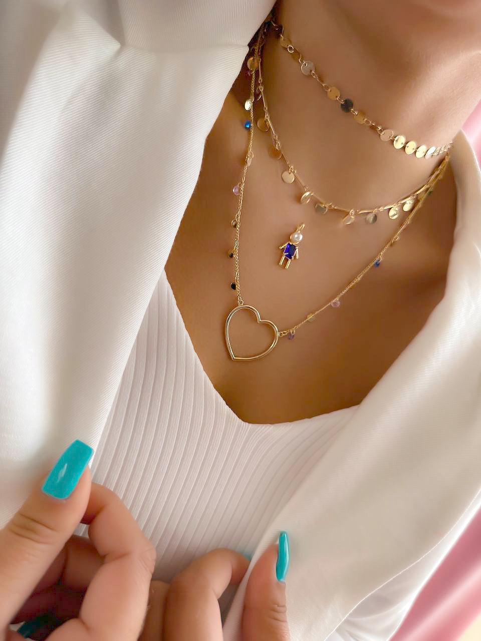 Mix and Match 4Type Necklaces Choker