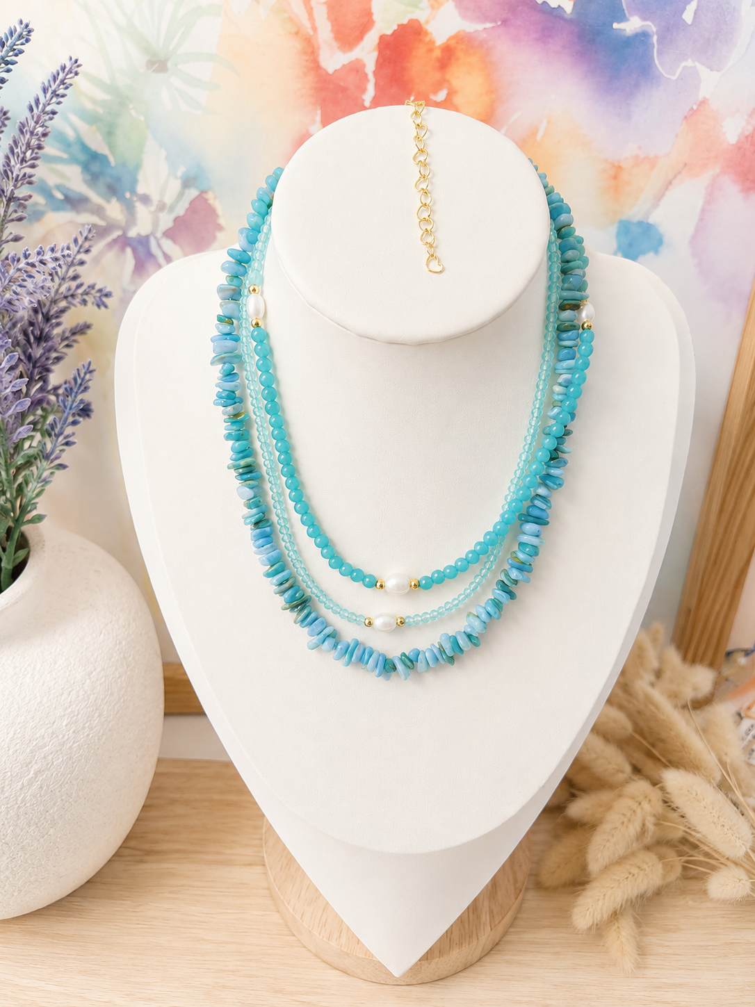 Sea Shell Beaded Necklace
