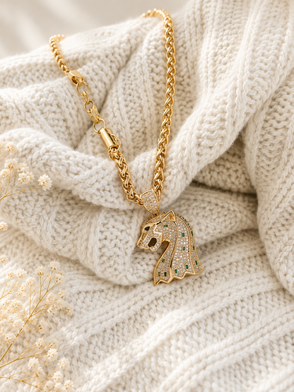 Spiga Chain Necklaces with Pendants Swarovski