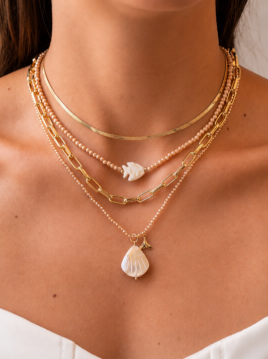 Mix and Match 4 type Necklaces Chokers