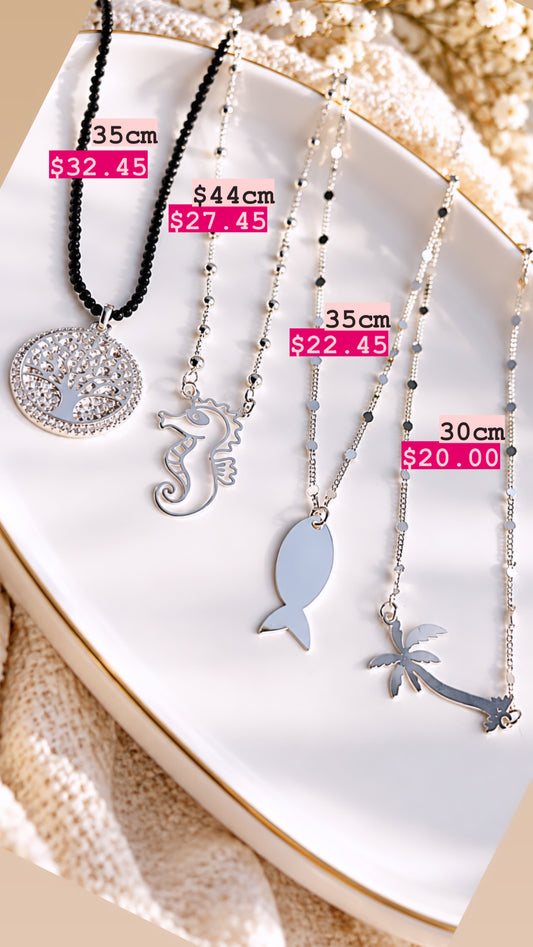 Silver Necklace Collection
