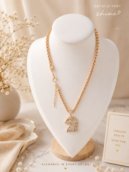 Spiga Chain Necklaces with Pendants Swarovski