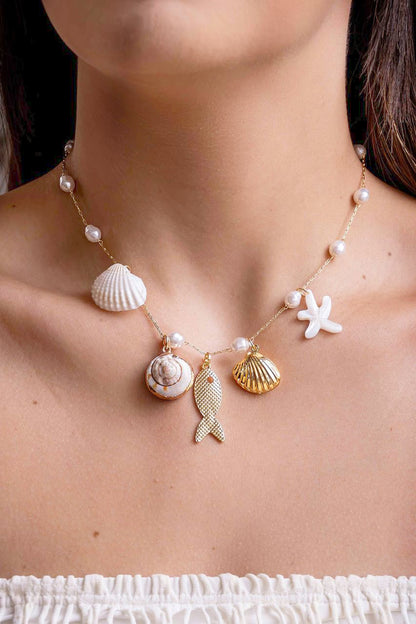 Beach Necklace & Earrings Set