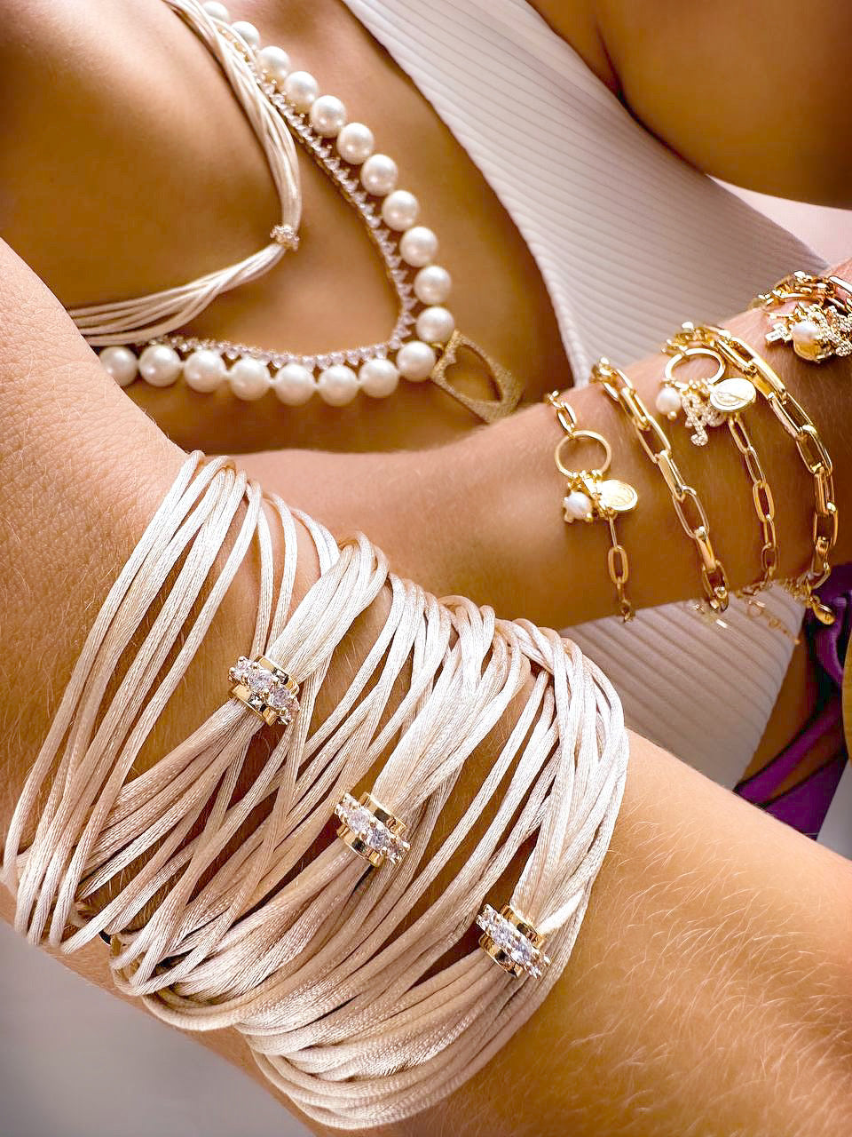 Multi Layout Choker Bracelet 2 IN 1 Bracelets
