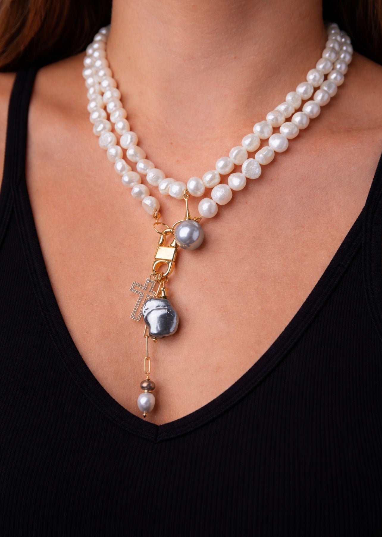 Mix and Match Natural Freshwater Pearls Necklace Sets