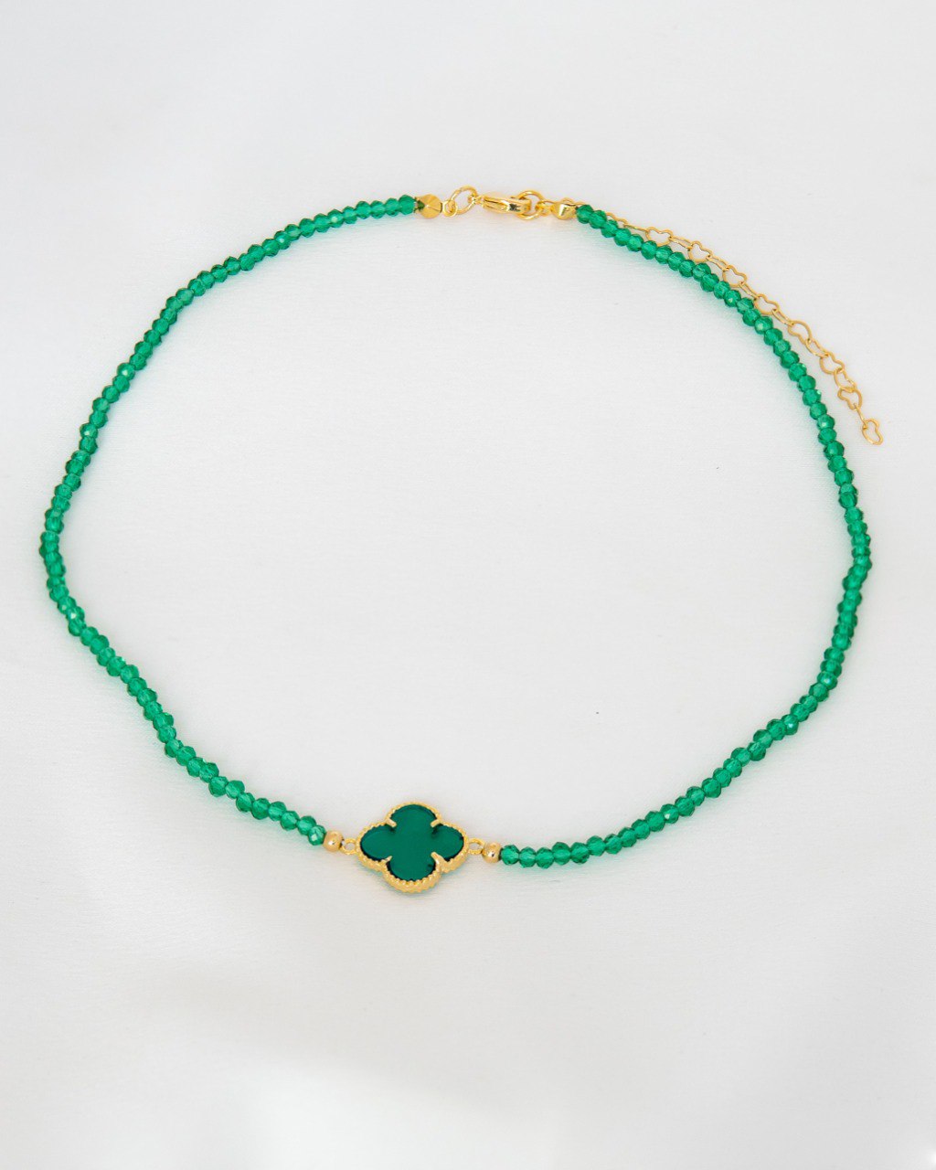 Rock Crystal Choker with Clever Pendant