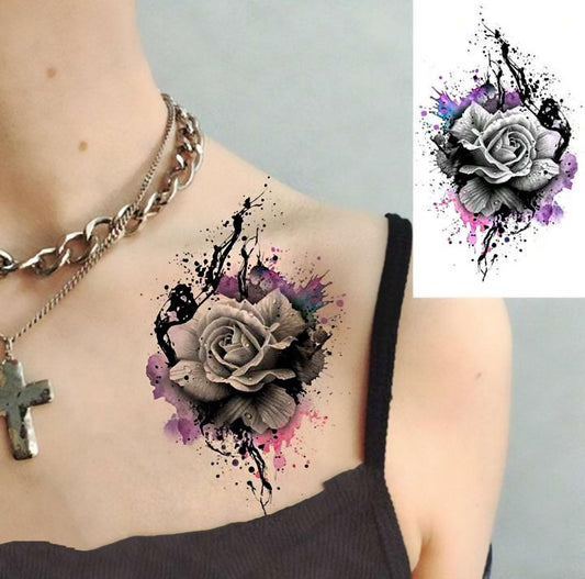 1 Sheet Washable Temporary Tattoo