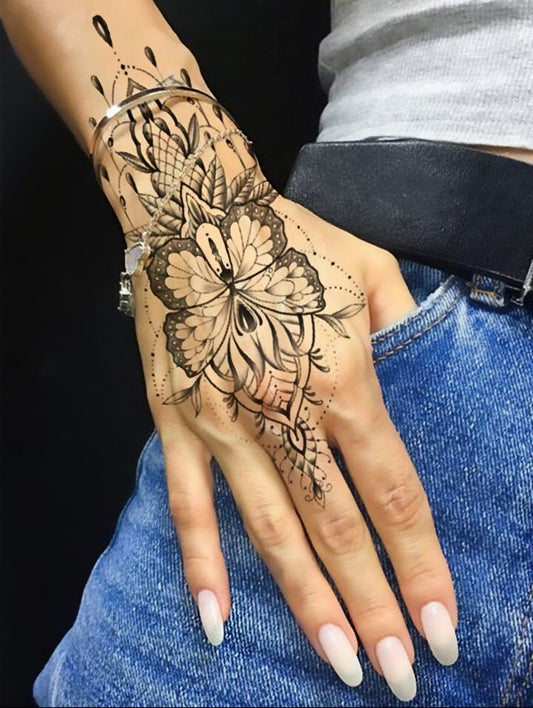 1 Sheet Washable Temporary Tattoo