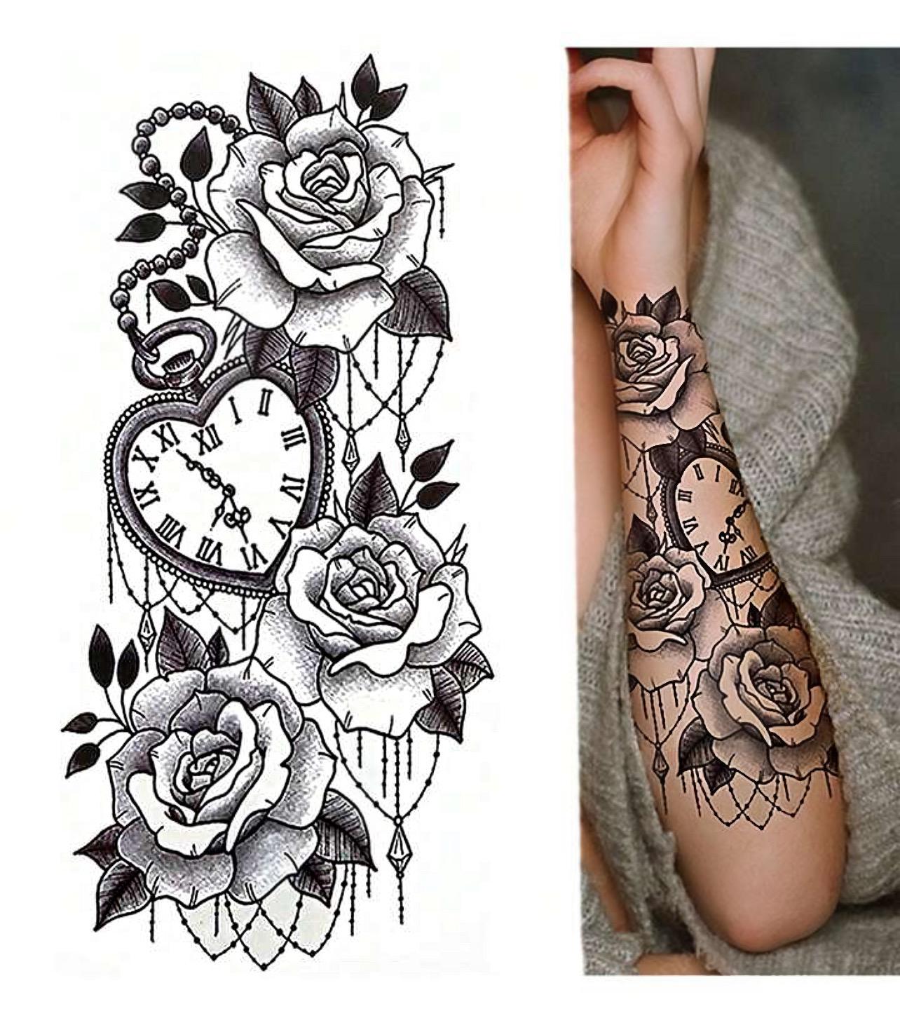 1 Sheet Washable Temporary Tattoo
