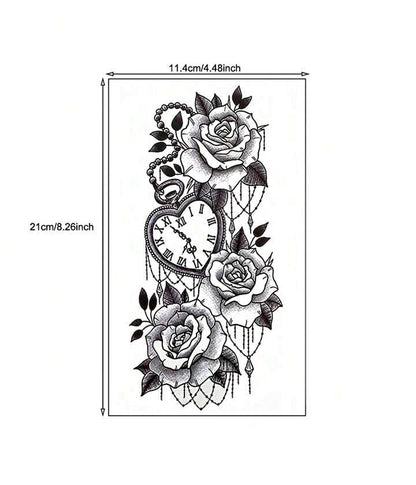 1 Sheet Washable Temporary Tattoo