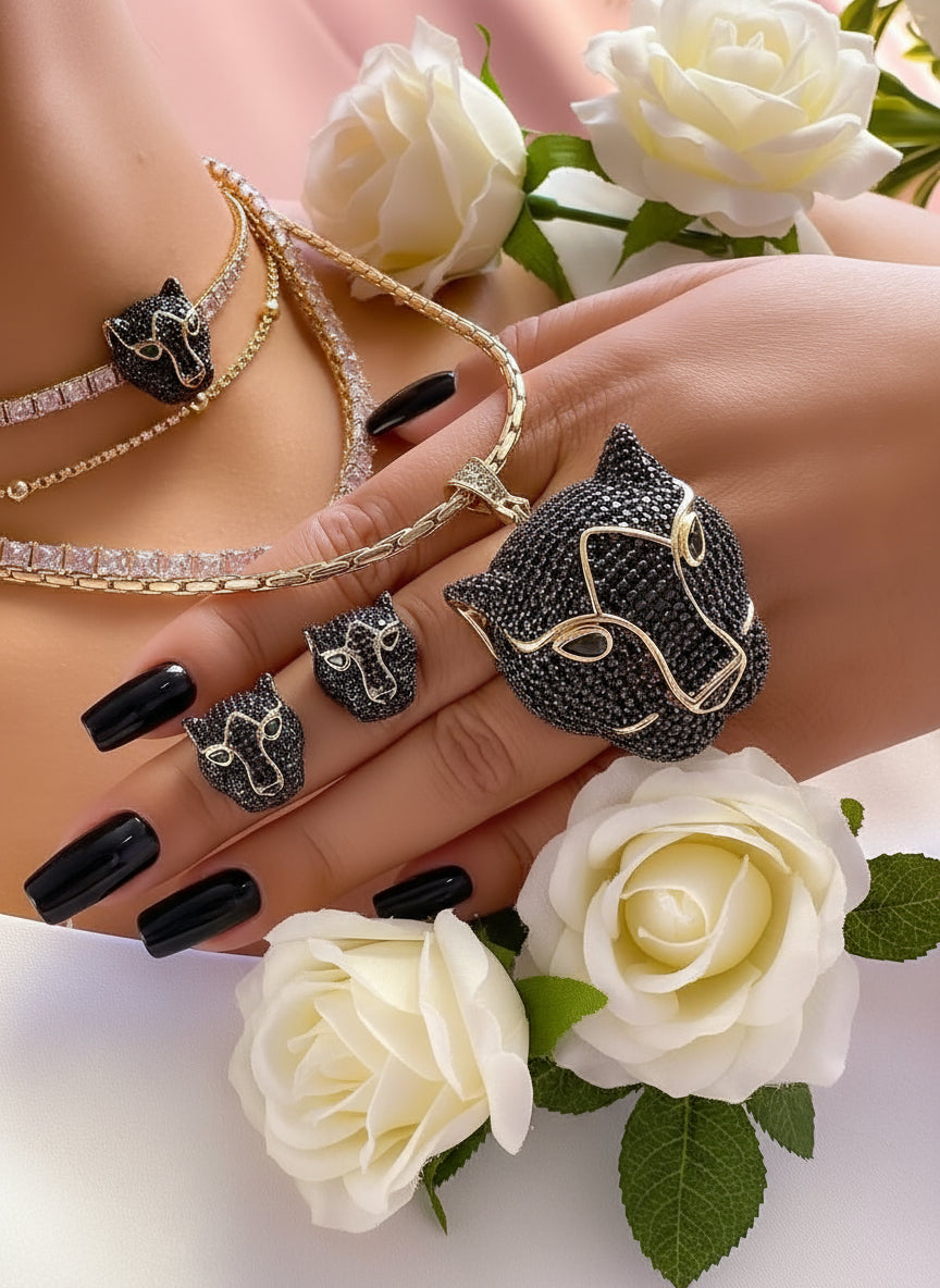 Necklaces with Pantera Swarovski Pendants