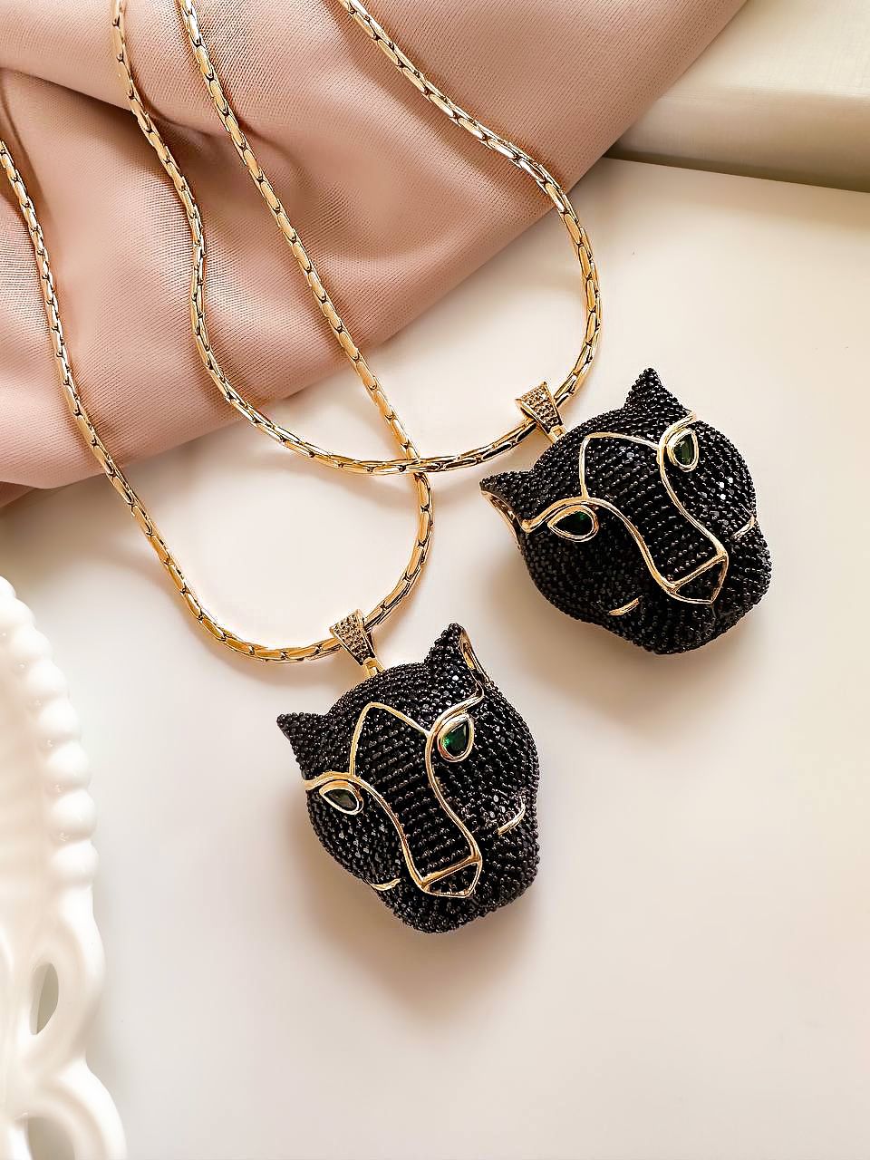 Necklaces with Pantera Swarovski Pendants