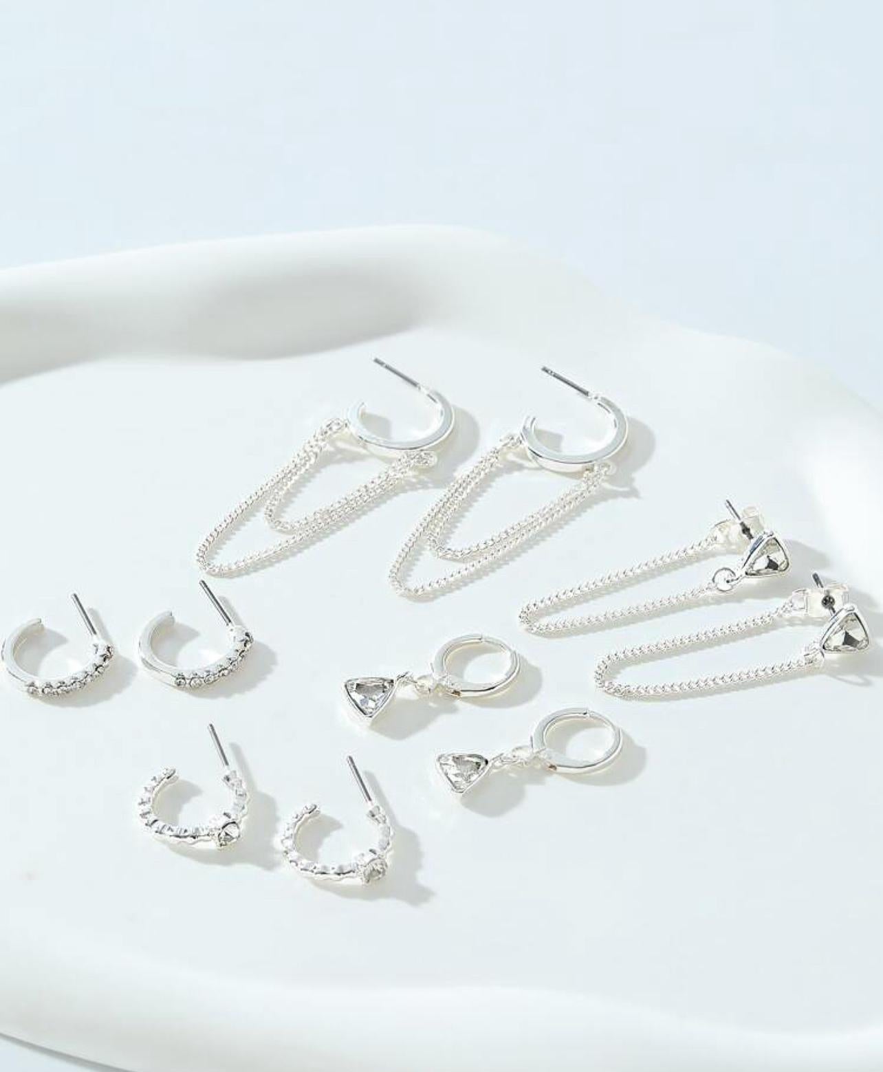 Fine Jewelry Earrings Set of 12 pcs
