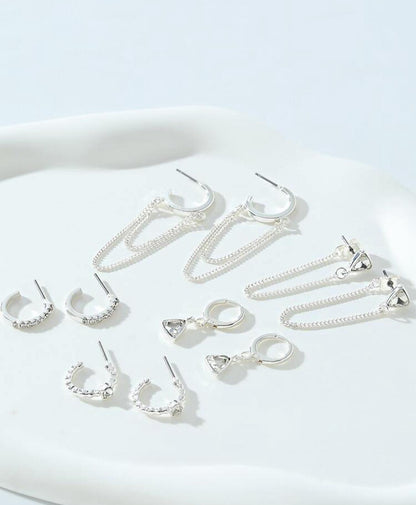 Fine Jewelry Earrings Set of 12 pcs