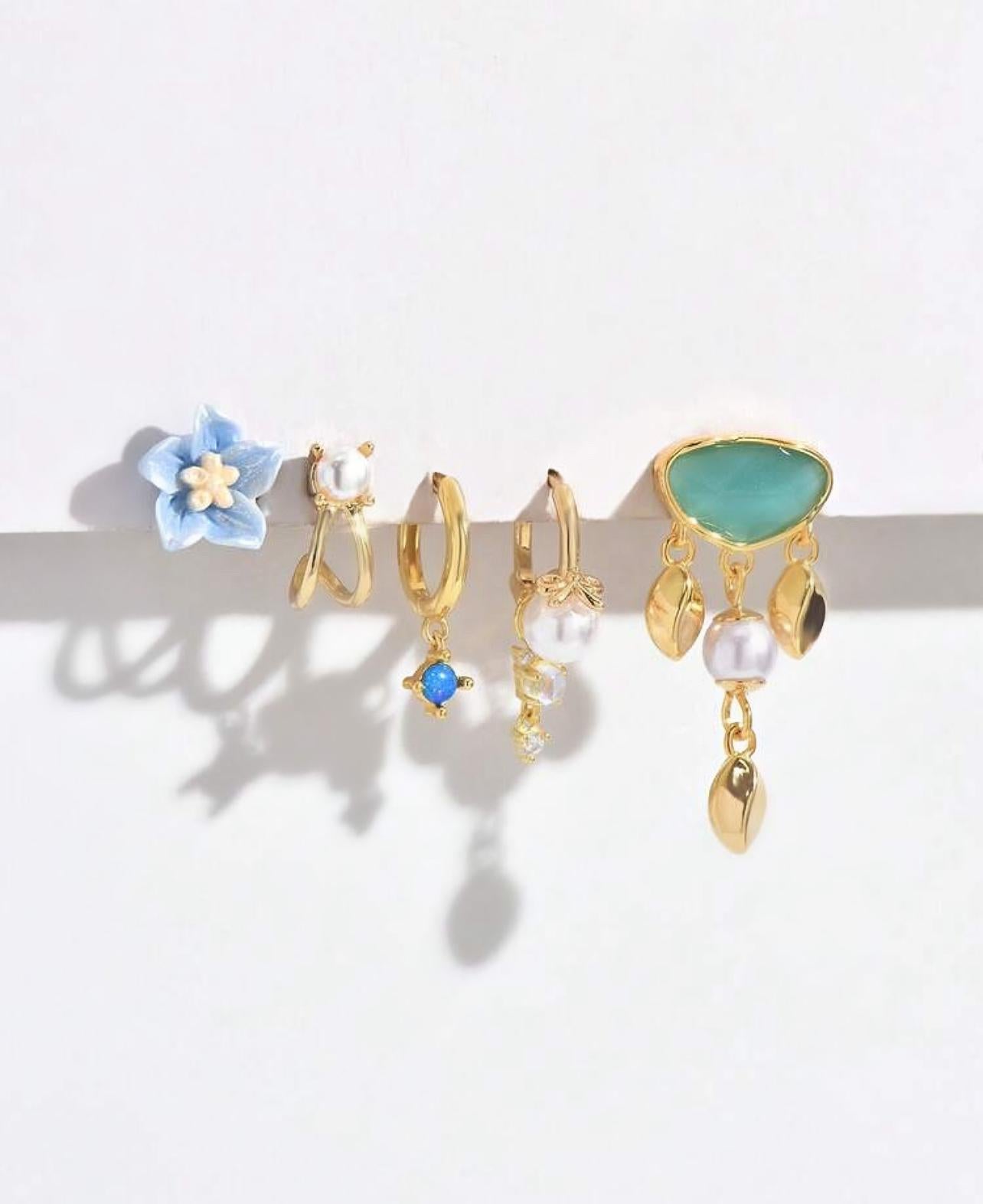 Fine Jewelry Earrings Set of 10 pcs