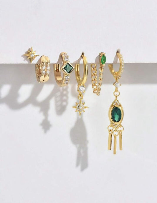 Fine Jewelry Earrings Set of 12 pcs