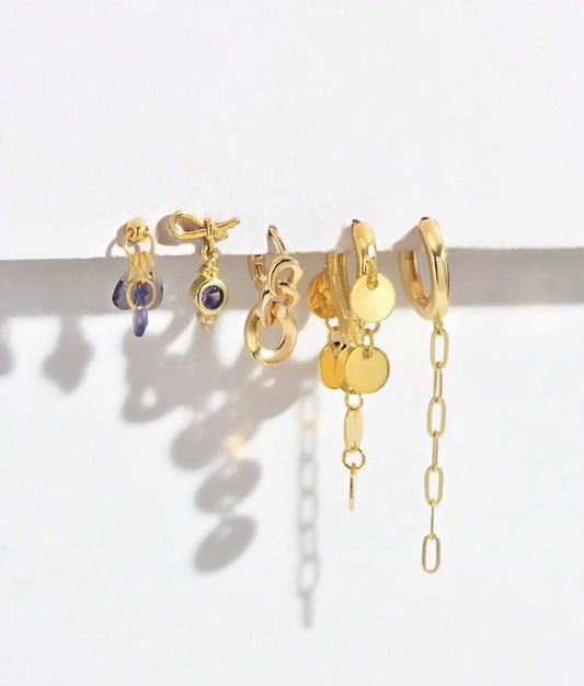 Fine Jewelry Earrings Set of 10 pcs