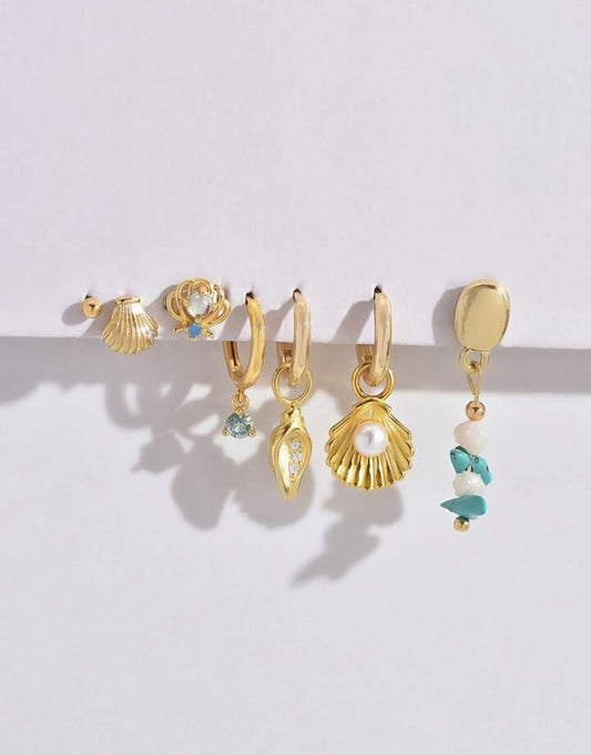 Fine Jewelry Earrings Set of 14 pcs