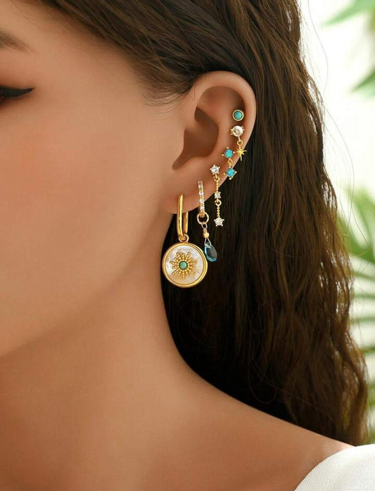 Fine Jewelry Earrings Set of 12 pcs