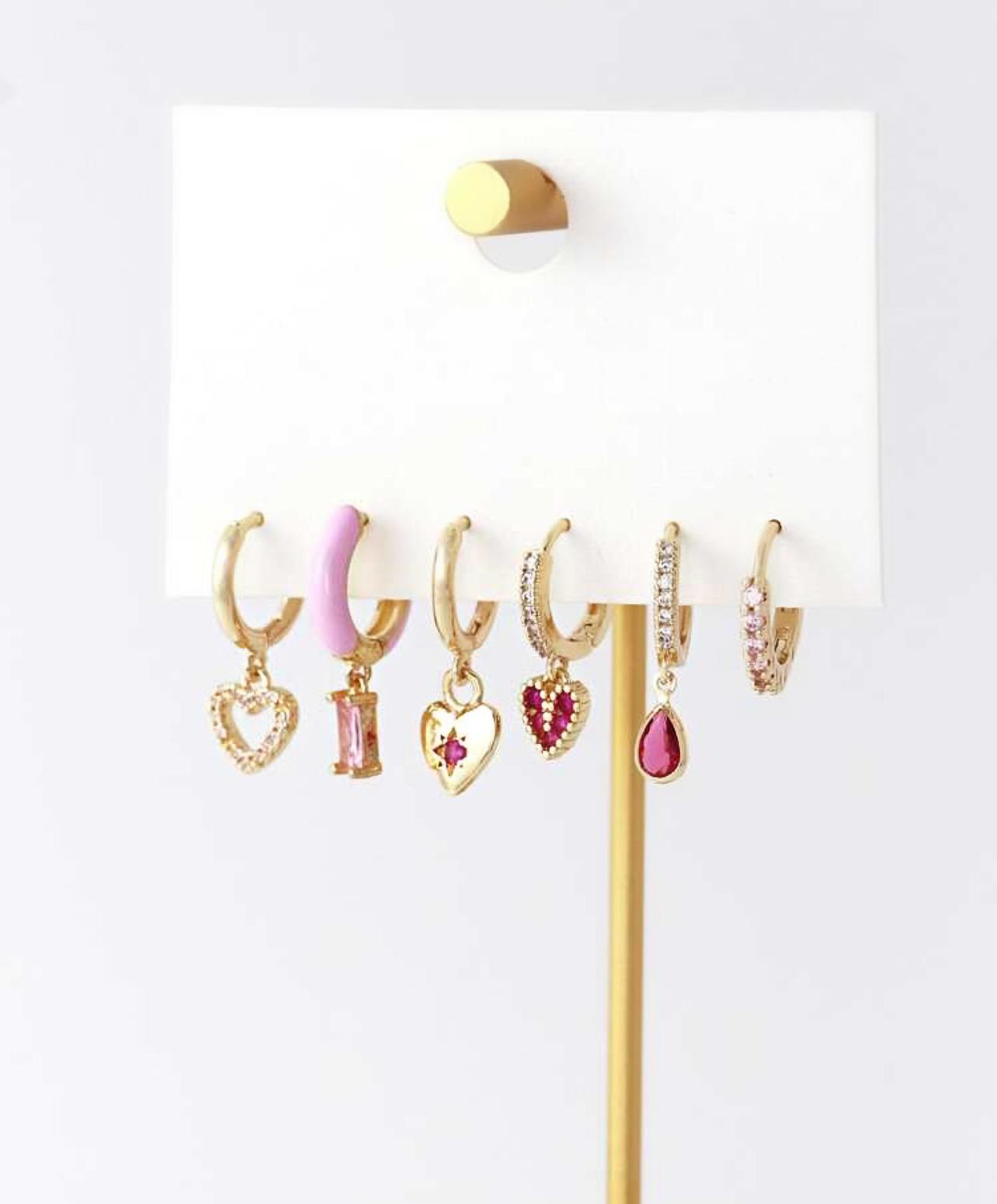 Fine Jewelry Earrings Set of 12 pcs