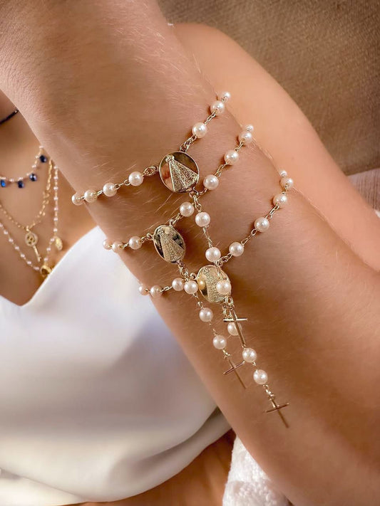 Charm Bracelet with Cross